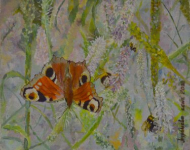 Картина под названием "Песня лета" - Анна Муравьева, Подлинное произведение искусства, Масло