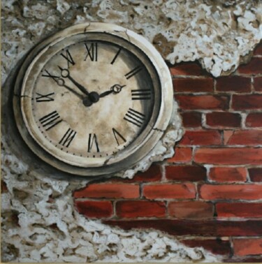 Pintura titulada "Време" por Anna Mytavska (Cabrerra), Obra de arte original, Oleo