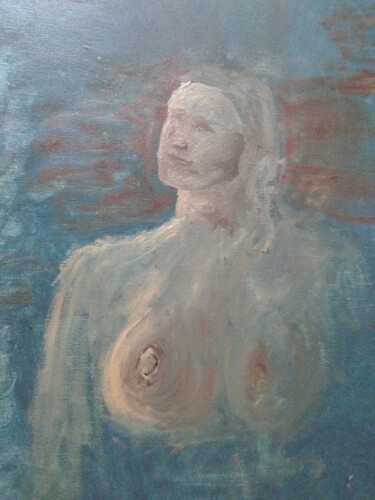 Peinture intitulée "Nude" par Anna Nikitina, Œuvre d'art originale, Huile