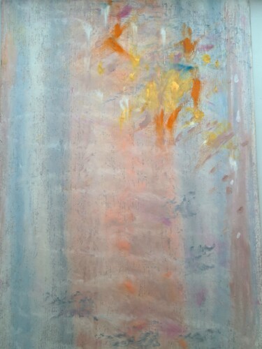 Painting titled "Silence 2" by Anna Salzmann, Original Artwork, Pastel