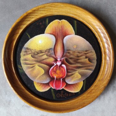 "Desert Orchid" başlıklı Tablo Anna Shabalova tarafından, Orijinal sanat, Petrol Karton üzerine monte edilmiş