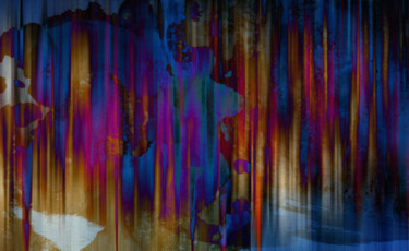 「Glowing purple ligh…」というタイトルのデジタルアーツ Anna Vaasiによって, オリジナルのアートワーク, デジタル絵画