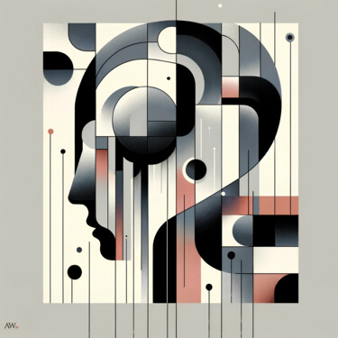 Digitale Kunst mit dem Titel "Beautiful sadness #3" von Anna Werth, Original-Kunstwerk, 2D digitale Arbeit
