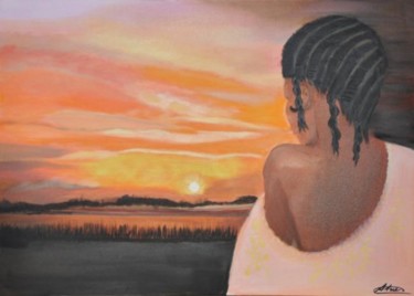 Pittura intitolato "I colori dell'Africa" da Anna Arvonio, Opera d'arte originale