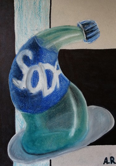 Drawing titled "Soda" by Anna Reshetnikova, Original Artwork, Pastel