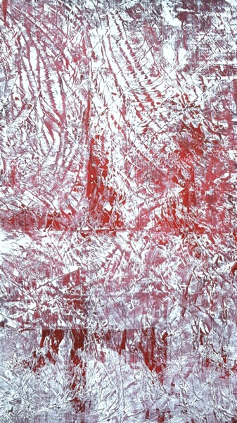 Pittura intitolato "SEA SKIN RED" da Anne Girault Bardaud, Opera d'arte originale, Acrilico
