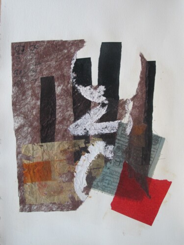 Collages titled "Tan 3935" by Anne Guerrant, Original Artwork