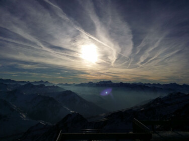 Photography titled "brume au Pic du Midi" by Anne Marie Mazzocchi, Original Artwork, Non Manipulated Photography