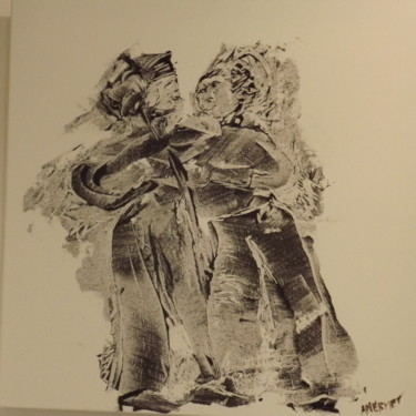 Pittura intitolato "amitié" da Anne Marie Mermet, Opera d'arte originale, Altro