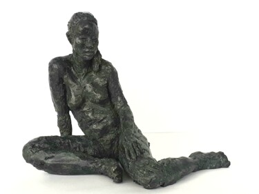 Sculpture intitulée "Jeanne" par Anne Thierrée, Œuvre d'art originale, Argile