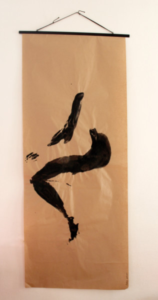 Картина под названием "[ from the right ]…" - Anne Uriot, Подлинное произведение искусства, Масло