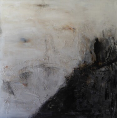 Schilderij getiteld "silent" door Annette Marx, Origineel Kunstwerk, Acryl