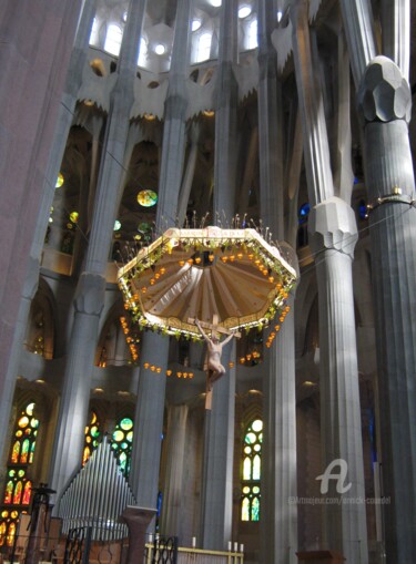 Photography titled "LA SAGRADA FAMILIA-…" by Annick Couëdel, Original Artwork