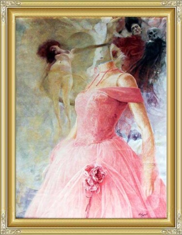 Картина под названием "Venere" - Lorenzo  Antognetti Artista, Подлинное произведение искусства