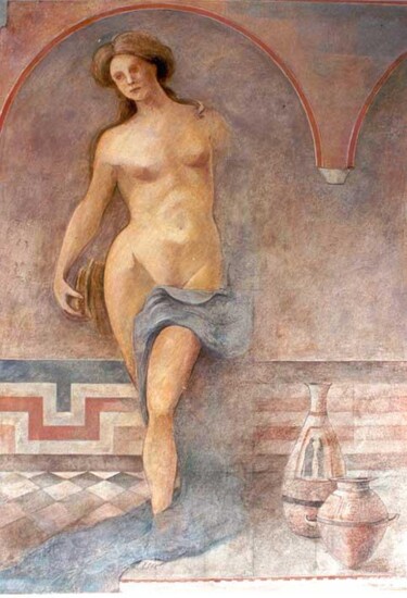 Картина под названием "Venere" - Lorenzo  Antognetti Artista, Подлинное произведение искусства