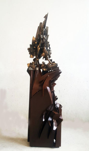 Skulptur mit dem Titel ""LE LIBAN, TEL LE P…" von Antoine Berbari, Original-Kunstwerk, Edelstahl
