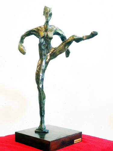 Sculptuur getiteld ""PIROUETTE"" door Antoine Berbari, Origineel Kunstwerk, Bronzen