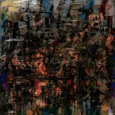 Arte digitale intitolato "cluster_nzt: 001" da Anton Pustovalov, Opera d'arte originale, Pittura digitale