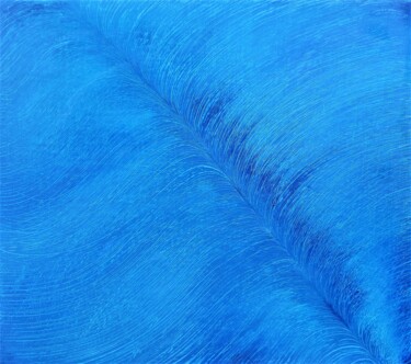 Pintura titulada "Blue Hair" por Anton Rakun, Obra de arte original, Acrílico