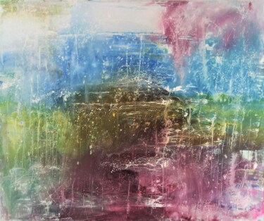Ζωγραφική με τίτλο "Mysterious horizon" από Anton Rakun, Αυθεντικά έργα τέχνης, Ακρυλικό