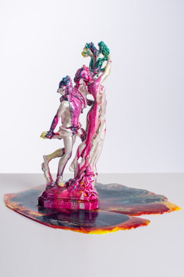 Скульптура под названием "Dancing in color" - Antoni Dragan, Подлинное произведение искусства, Камень