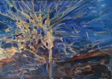 Malarstwo zatytułowany „Evening branches” autorstwa Antonia Rusu, Oryginalna praca, Olej