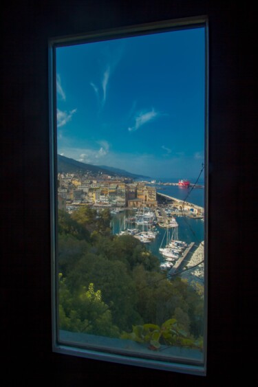 Fotografie getiteld "Bastia by the window" door Antonin Borie, Origineel Kunstwerk, Digitale fotografie