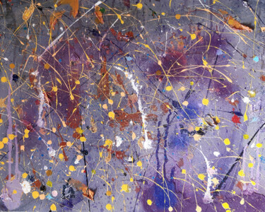 Картина под названием "Linden Flowers" - Antonio Bagia, Подлинное произведение искусства, Акрил