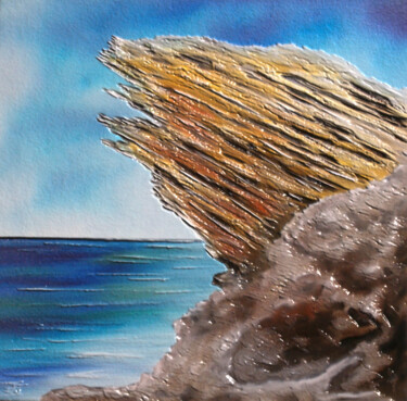 Painting titled "Ilha da Madeira 4" by Antonio Guimaraes, Original Artwork, Screenprinting
