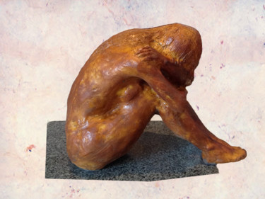 Scultura intitolato "shy-2.png" da Antonio Rodriguez Medrano Romo, Opera d'arte originale, Metalli