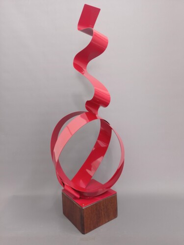 Rzeźba zatytułowany „Fita Equilíbrio Ver…” autorstwa Antonio Spinosa, Oryginalna praca, Metale