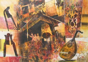 Painting titled "Johor in memory" by Anuar Dan, Original Artwork