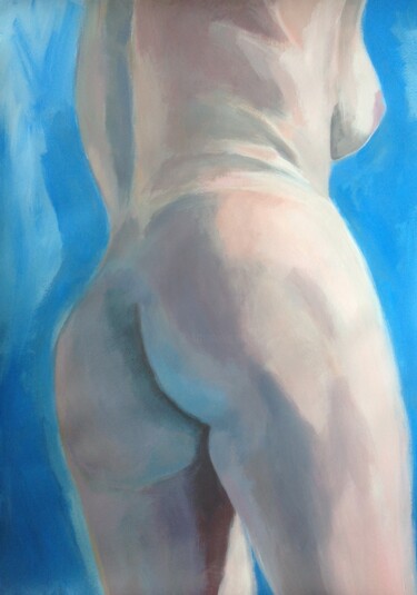 Painting titled "Back" by Anyck Alvarez Kerloch, Original Artwork, Acrylic