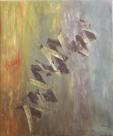 Peinture intitulée "Éclair#artistsuppor…" par Marion Myriam, Œuvre d'art originale, Huile