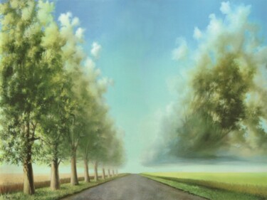 Malerei mit dem Titel "Quelques fois beauc…" von Applestrophe, Original-Kunstwerk, Acryl