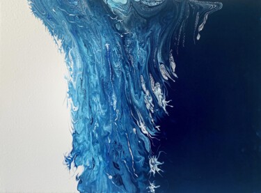 Painting titled "Blue Hole / Kolekcj…" by Aquana Mae, Original Artwork, Acrylic