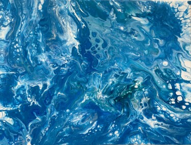 Pintura intitulada "Burza tropikalna na…" por Aquana Mae, Obras de arte originais, Acrílico