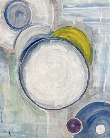 Peinture intitulée "Abstraction 03-23 b…" par Rabusson, Œuvre d'art originale, Acrylique