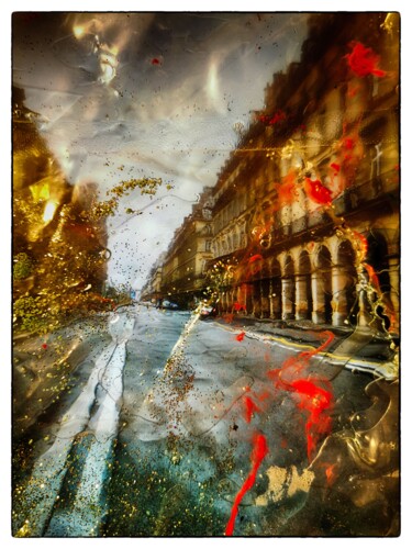 Fotografie mit dem Titel "Paris rue de Rivoli." von Arélec, Original-Kunstwerk, Manipulierte Fotografie