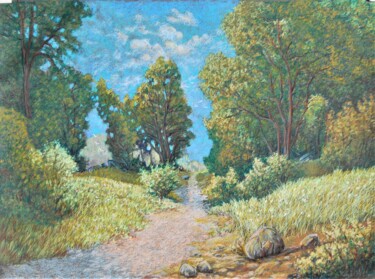 Zeichnungen mit dem Titel "26PA" von Ari Reinikainen, Original-Kunstwerk, Pastell