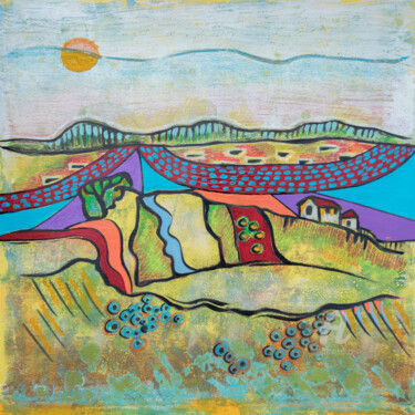 "Seasonal Landscape…" başlıklı Tablo Ariadna De Raadt tarafından, Orijinal sanat, Akrilik