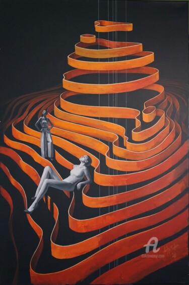 Pintura intitulada "Dune" por Arina Apostolova, Obras de arte originais, Acrílico