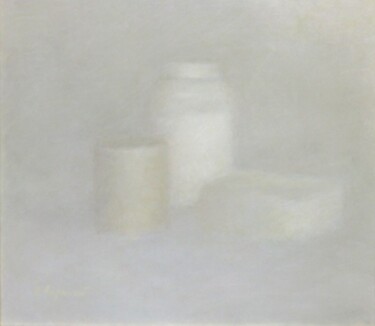 Peinture intitulée "White still life. 2…" par Arkady Paransky, Œuvre d'art originale, Huile