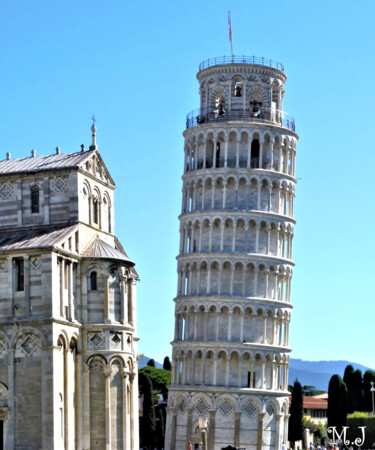Photographie intitulée "The Tower of Pisa i…" par Armajay, Œuvre d'art originale, Photographie numérique