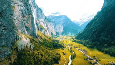 「Swiss Alps, mountai…」というタイトルの写真撮影 Armajayによって, オリジナルのアートワーク, デジタル