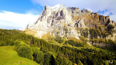 Fotografia zatytułowany „The Swiss Alps, Mou…” autorstwa Armajay, Oryginalna praca, Fotografia cyfrowa