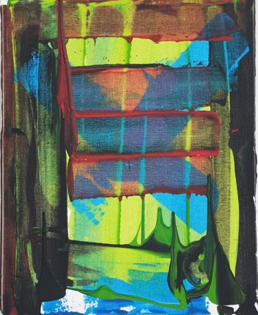 Peinture intitulée "couleurs pays" par Armand Latournald, Œuvre d'art originale, Acrylique