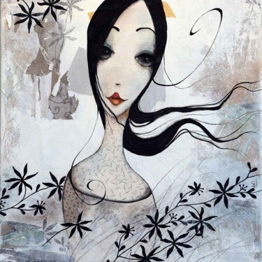 Peinture intitulée "Wind" par Armandine Js, Œuvre d'art originale, Acrylique