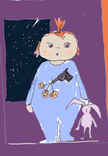 "Matilda e il conigl…" başlıklı Dijital Sanat Armando D'Andrea tarafından, Orijinal sanat, 2D Dijital Çalışma