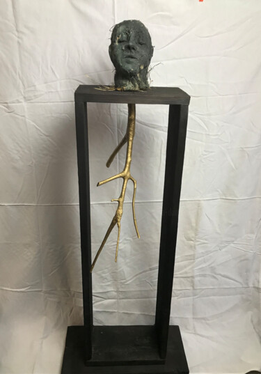 雕塑 标题为“Hiems” 由Armando D'Andrea, 原创艺术品, 粘土